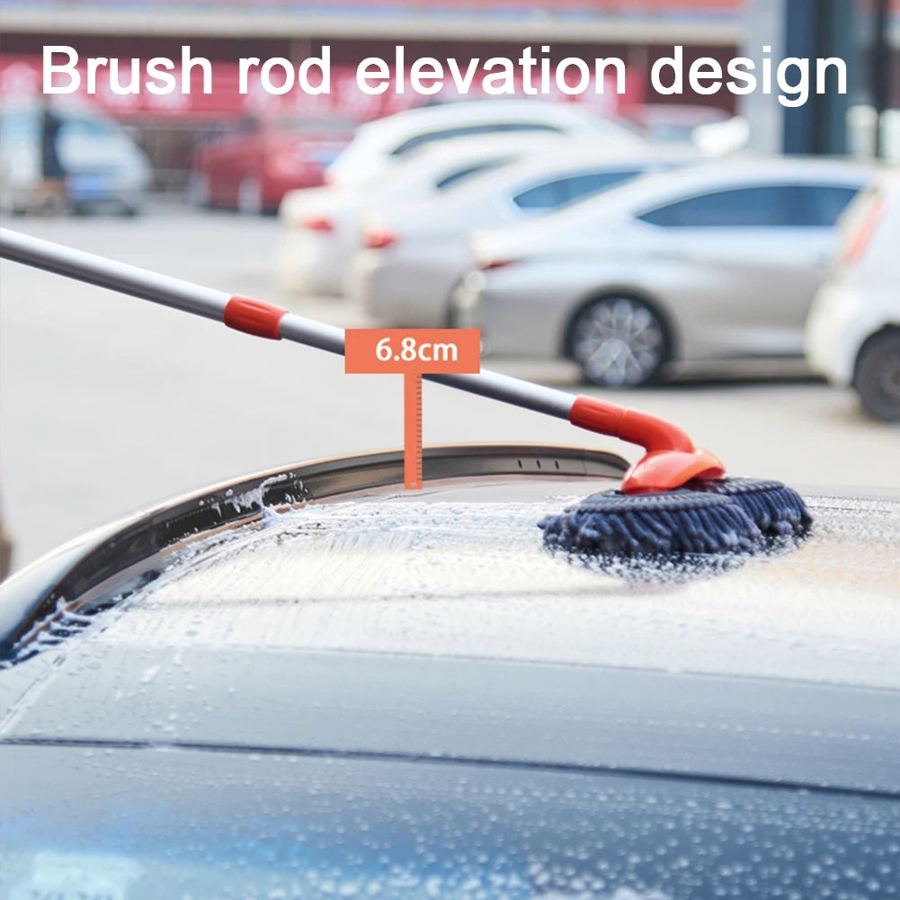 Double Head Car Wash Brush – Roof & Windshield Cleaner