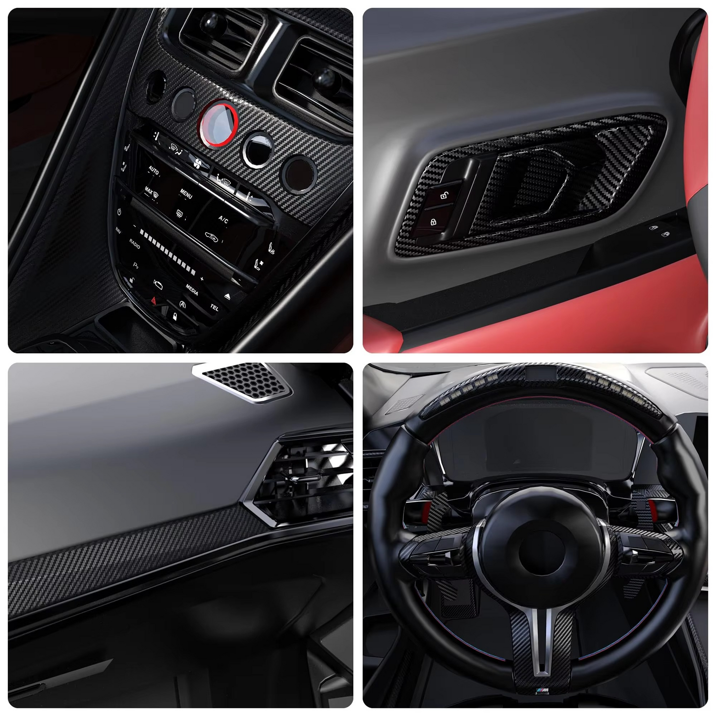10M Nano Carbon Fiber Car Tape – 3D Waterproof Protective Film for Door, Mirror & Edge Guard