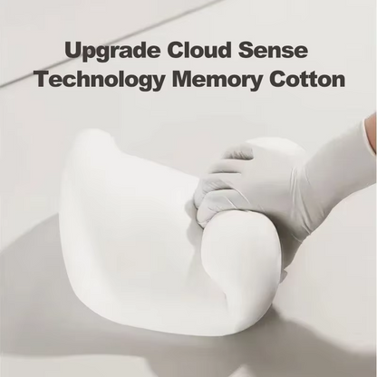 Memory Foam Car Neck & Lumbar Support Cushion – Universal Seat Pillow for Comfort